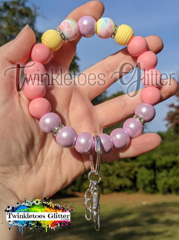 Silicone Beaded Wristlet Kit #018