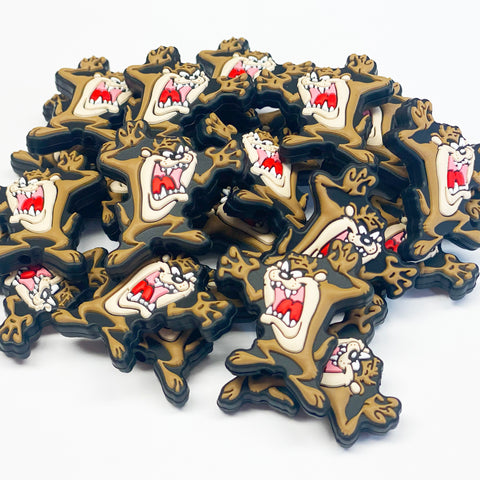 Tazmanian Devil Silicone Focal Bead
