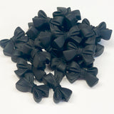 Knotted Bow w/Twist Silicone Focal Bead ~ 12 Colors