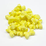 Knotted Bow w/Twist Silicone Focal Bead ~ 12 Colors