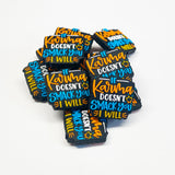 If Karma Doesn't Smack You, I Will Silicone Focal Bead