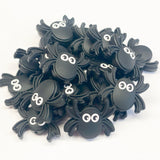 Black Spider Silicone Focal Bead