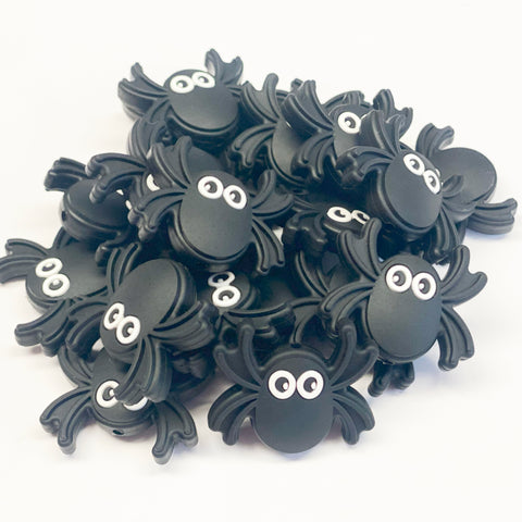 Black Spider Silicone Focal Bead