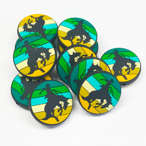 Rodeo Horizon Silicone Focal Bead