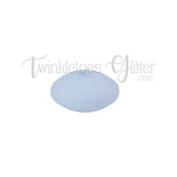 12mm Lentil Silicone Spacer Beads ~ Snow White