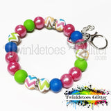 Silicone Beaded Wristlet Kit #029