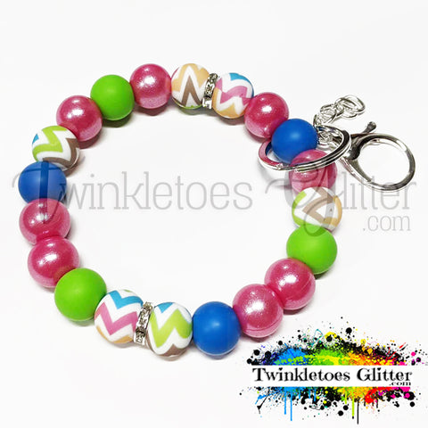 Silicone Beaded Wristlet Kit #029