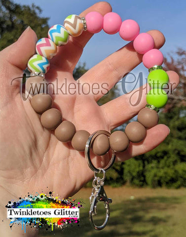 Silicone Beaded Wristlet Kit #030