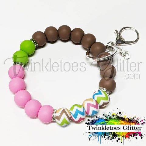 Silicone Beaded Wristlet Kit #030