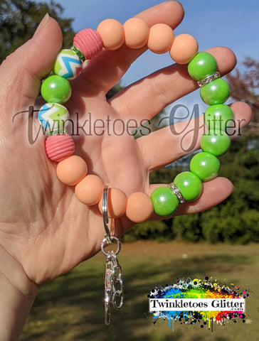 Silicone Beaded Wristlet Kit #031