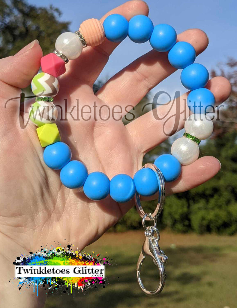 Silicone Beaded Wristlet Kit #032 – Twinkletoes Glitter and More