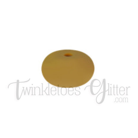15mm Rondelle (Abacus) Silicone Beads ~ Dijon