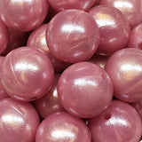 15mm Round Opal Silicone Beads ~ Pearl Rose Pink