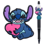 Stitch w/Heart Focal Bead