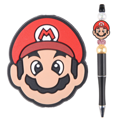 Mario Head Focal Bead