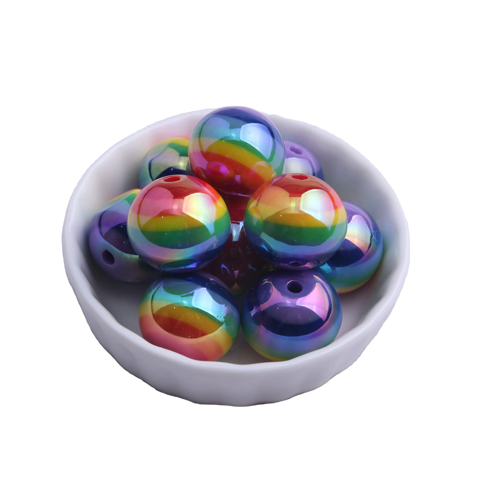 Printed Acrylic Beads ~ Regular &amp; UV