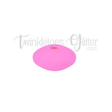 12mm Lentil Silicone Spacer Beads ~ Baby Pink