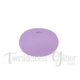 15mm Rondelle (Abacus) Silicone Beads ~ Princess Purple