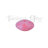 12mm Lentil Silicone Spacer Beads ~ Marble Rose Pink