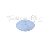 12mm Lentil Silicone Spacer Beads ~ White Granite