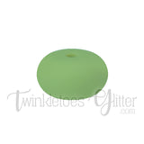 15mm Rondelle (Abacus) Silicone Beads ~ Sage