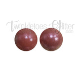 15mm Round Opal Silicone Beads ~ Tawny
