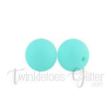 15mm Round Silicone Beads ~ Waterfall