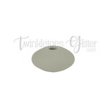 12mm Lentil Silicone Spacer Beads ~ Ash