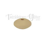12mm Lentil Silicone Spacer Beads ~ Sand