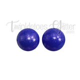 15mm Round Opal Silicone Beads ~ Sapphire