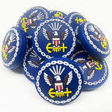 Military Symbols Silicone Focal Bead ~ 4 Styles