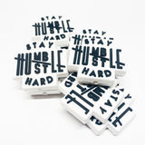 Stay Humble and Hustle Hard Focal Bead