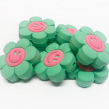 Happy Face in Flower ~ 3 Colors ~ Focal Bead
