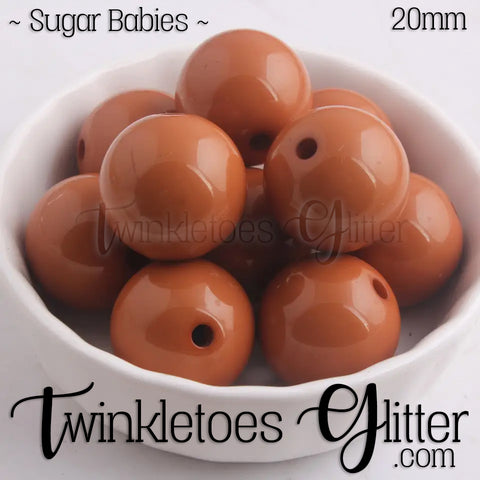 20mm Solid Acrylic Beads ~ Sugar Babies