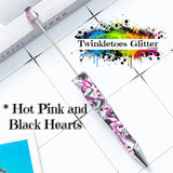 PRINTED Plastic Beadable Pens ~ Available in 90+ Patterns!