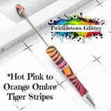 PRINTED Plastic Beadable Pens ~ Available in 90+ Patterns!