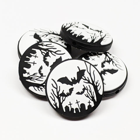 Graveyard Silicone Focal Bead