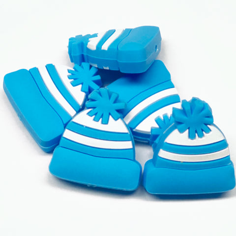 Beanie Hat ~ 8 Colors ~ Silicone Focal Bead