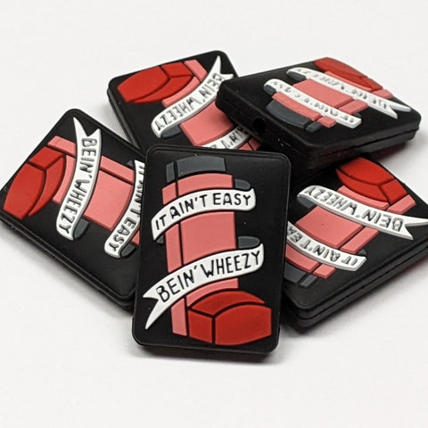 Wheezy Silicone Focal Bead