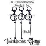 Beadable Keychain Bars ~ 4 Colors