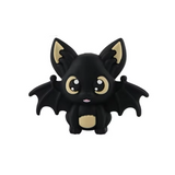 3D Bat Silicone Focal Bead ~ 6 Colors