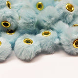 Fluffy Fuzzy Rondelle (Abacus) Spacer Beads ~ 10 colors