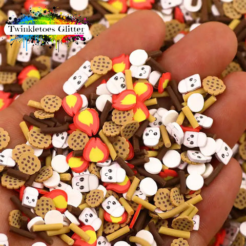 Campfire Polymer Clay Slices Mix