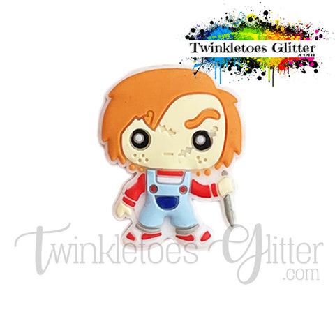 Chucky w/Knife Silicone Focal Bead