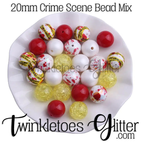 Bubblegum 20mm Bead Mix ~ M-079