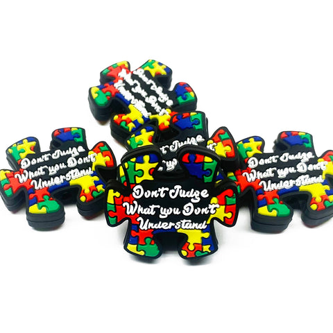 Don't Judge What You Don't Understand Silicone Focal Bead