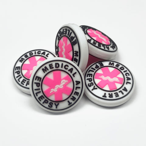 Epilepsy Medical Alert Silicone Focal Bead