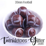Bubblegum 20mm Bead Mix ~ Sports Mix