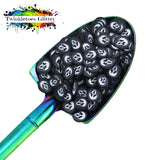 Ghost Face Polymer Clay Slices