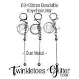 Beadable Keychain Bars ~ 4 Colors